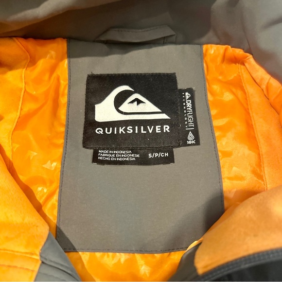 Ski Jacket Quiksilver Mission Plus Iron Gate 2021 Small - Picture 10 of 14